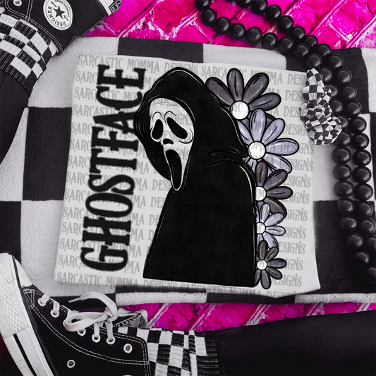 Ghostface Body Floral & Sleeve- 2 PNG Files