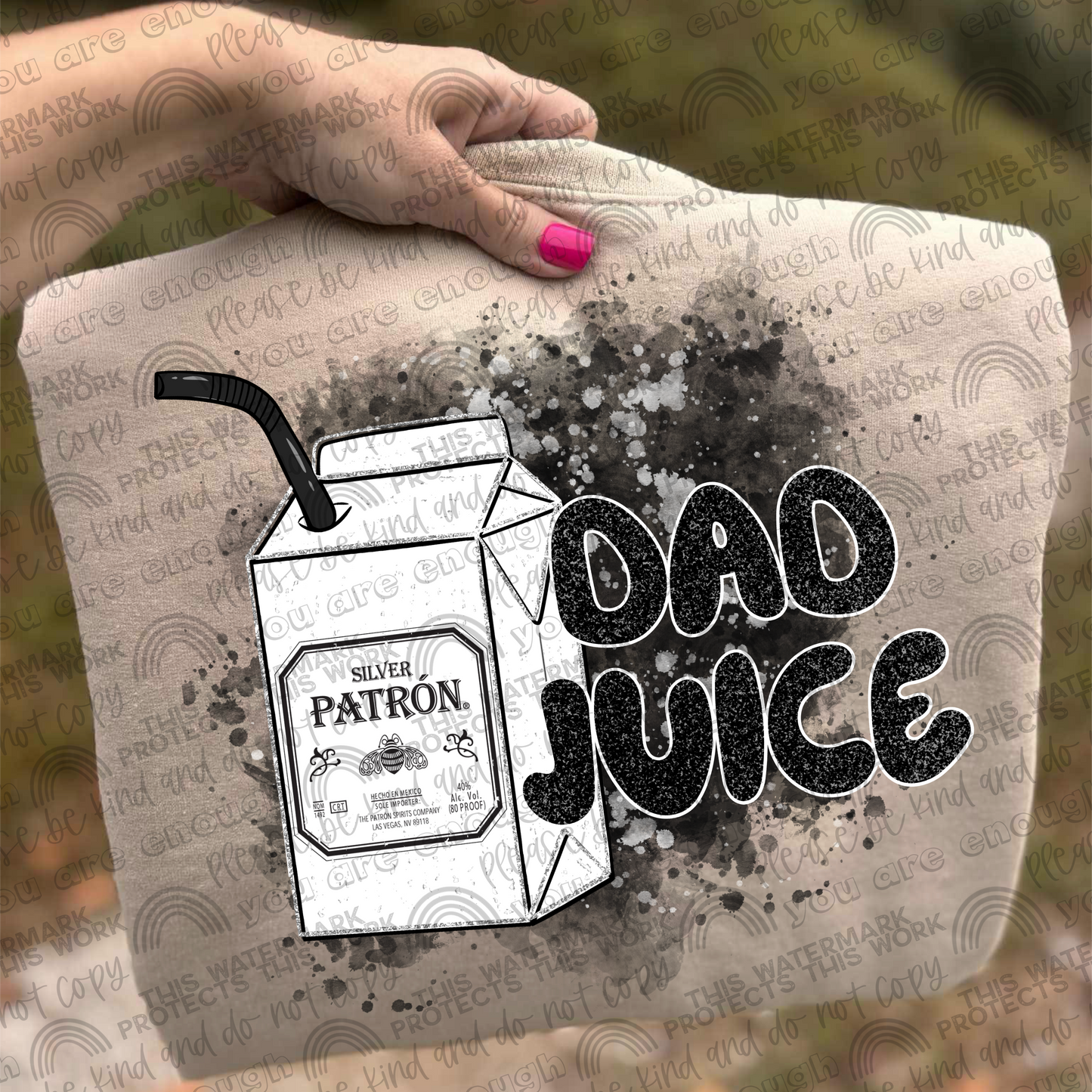 Patron Dad Juice PNG File