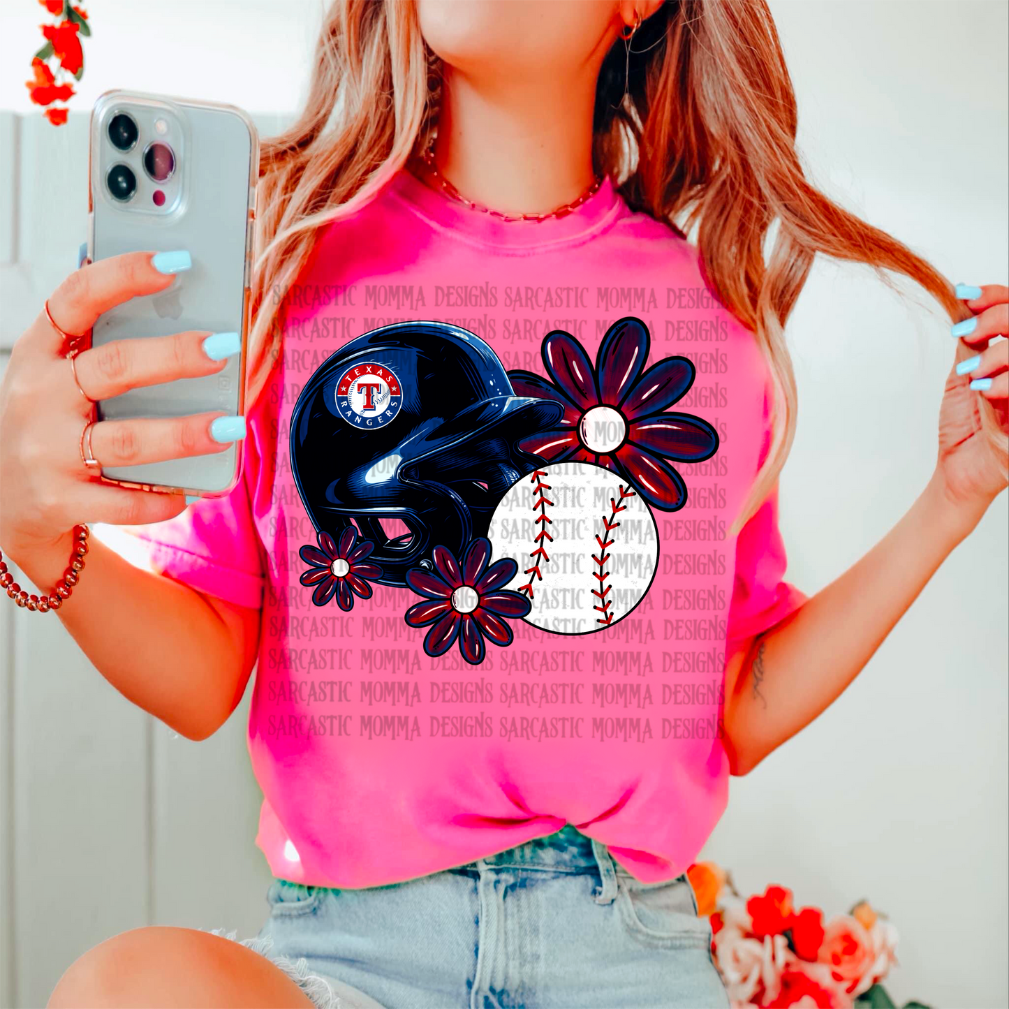 Rangers Floral PNG File