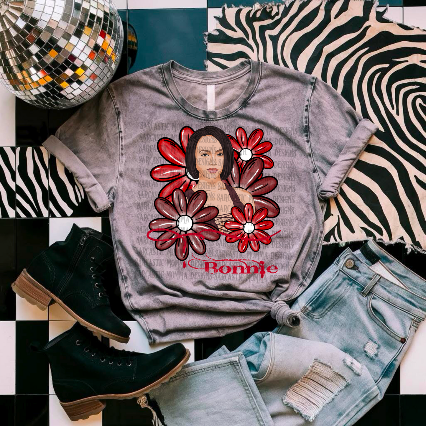 Bonnie Floral PNG File