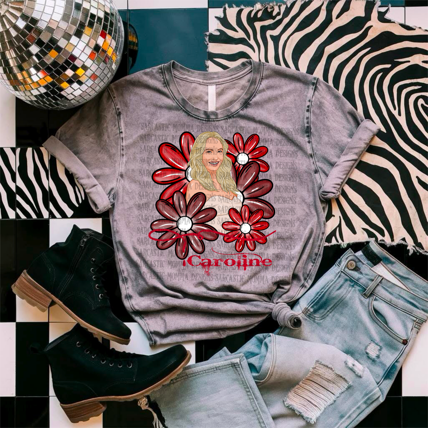 Caroline Floral PNG Files