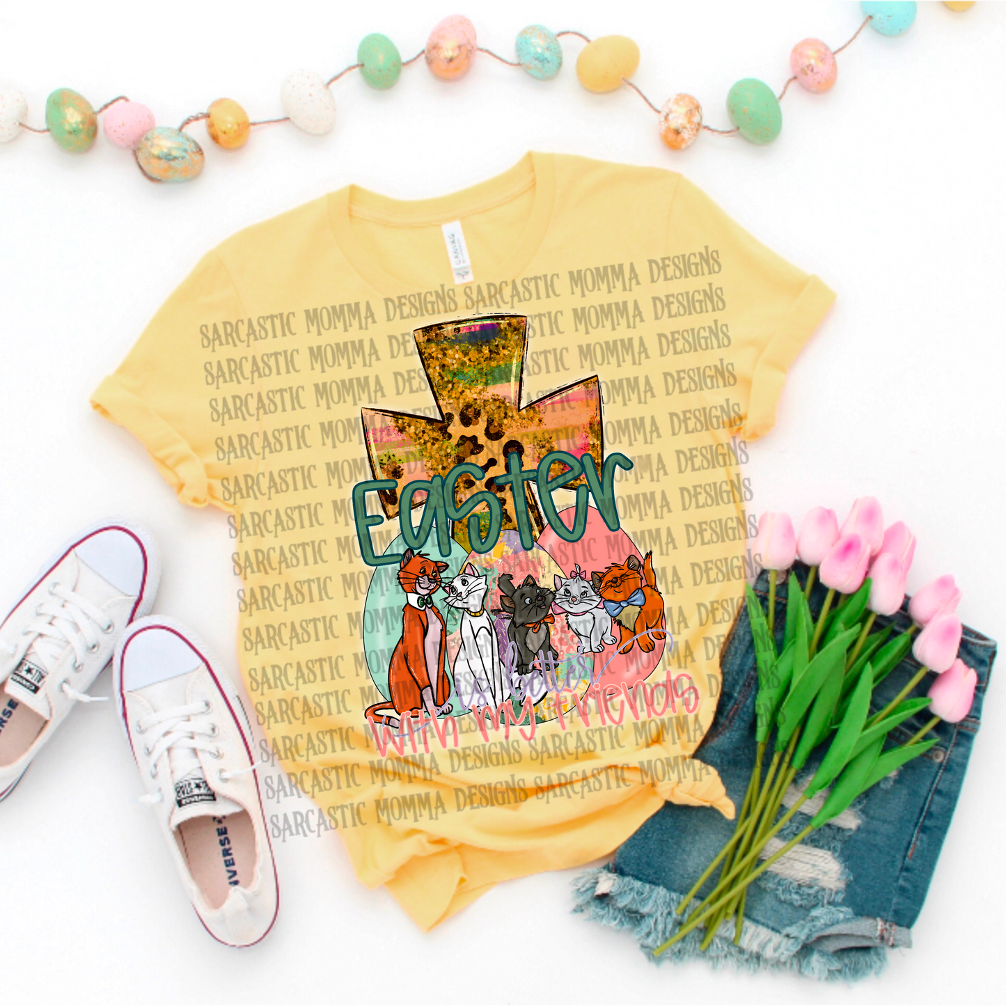 Aristocats Easter Is Better With My Friends PNG File