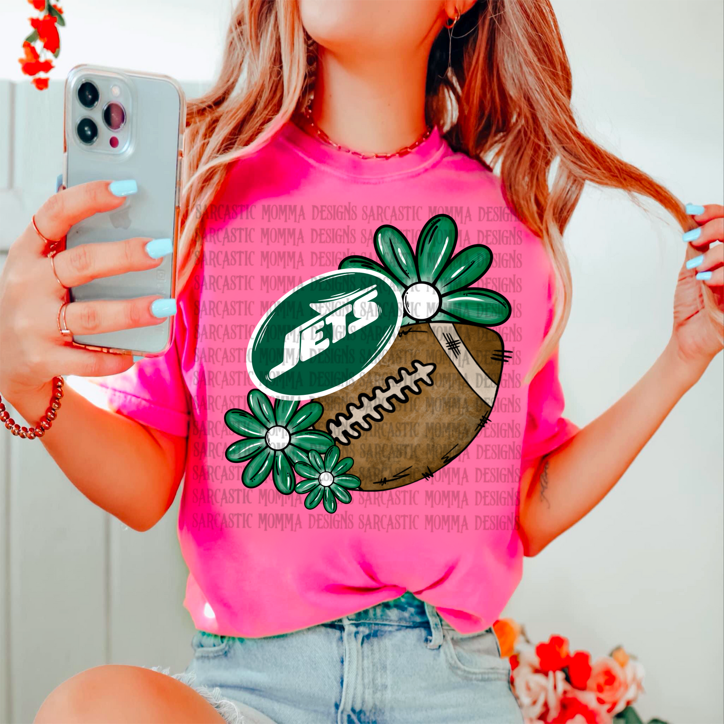 Jets Floral PNG File