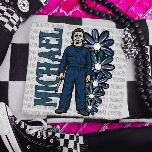 Michael Standing Floral & Sleeve- 2 PNG Files