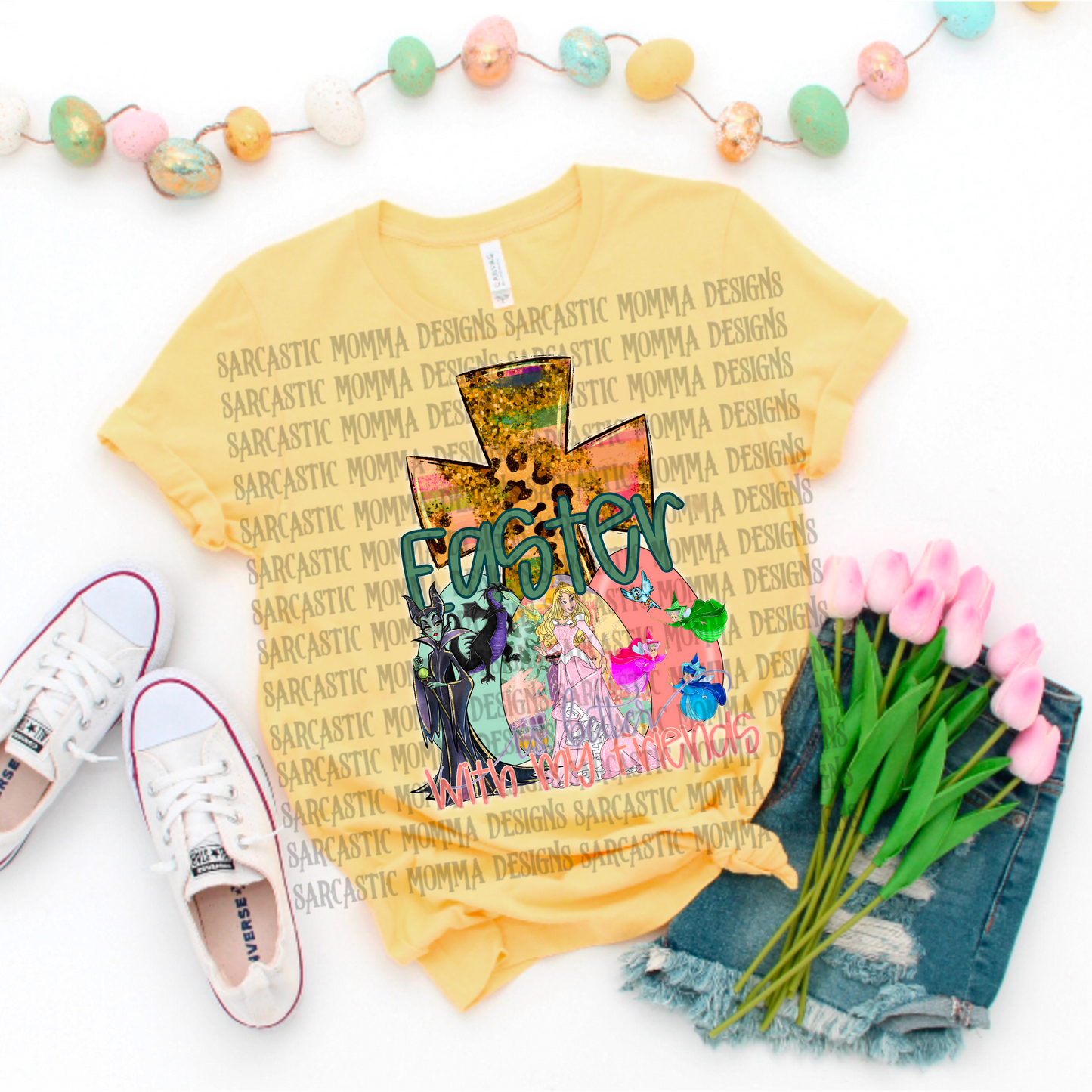 Sleeping Beauty Easter Is Better With My Friends PNG File