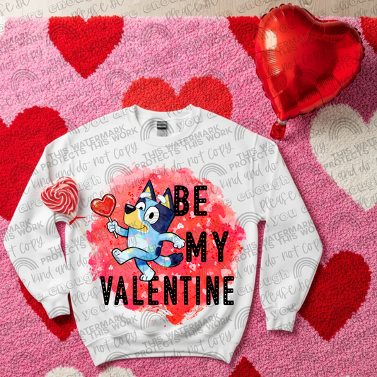 Bluey Be My Valentine- 2 PNG Files
