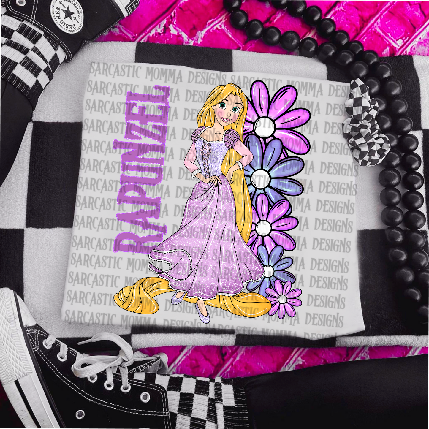 Rapunzel Floral PNG File