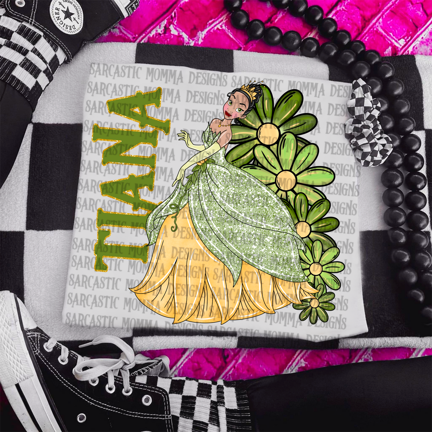 Tiana Floral PNG File