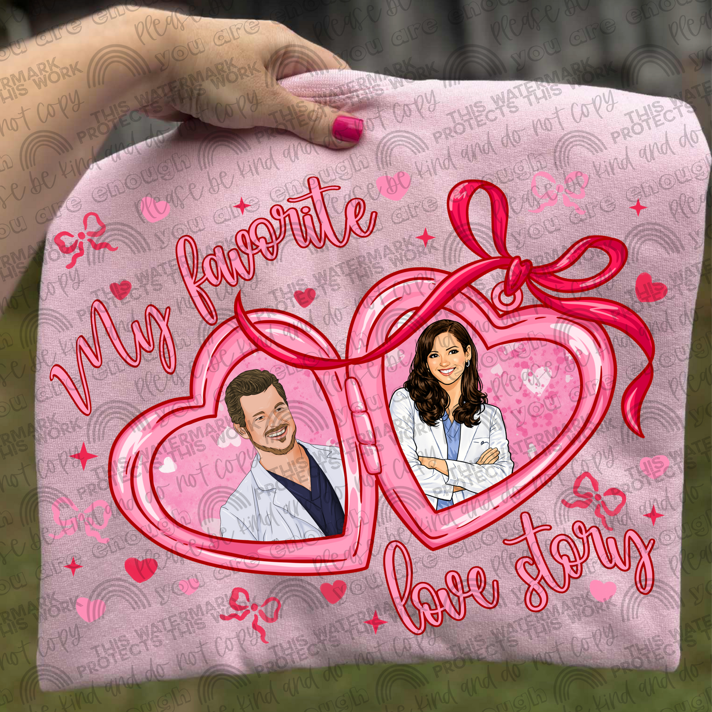 Mark & Lexie Locket My Favorite Love Story PNG File