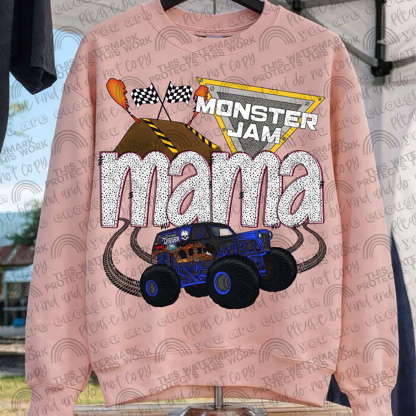 Monster Jam Mama Son-uva Digger PNG File