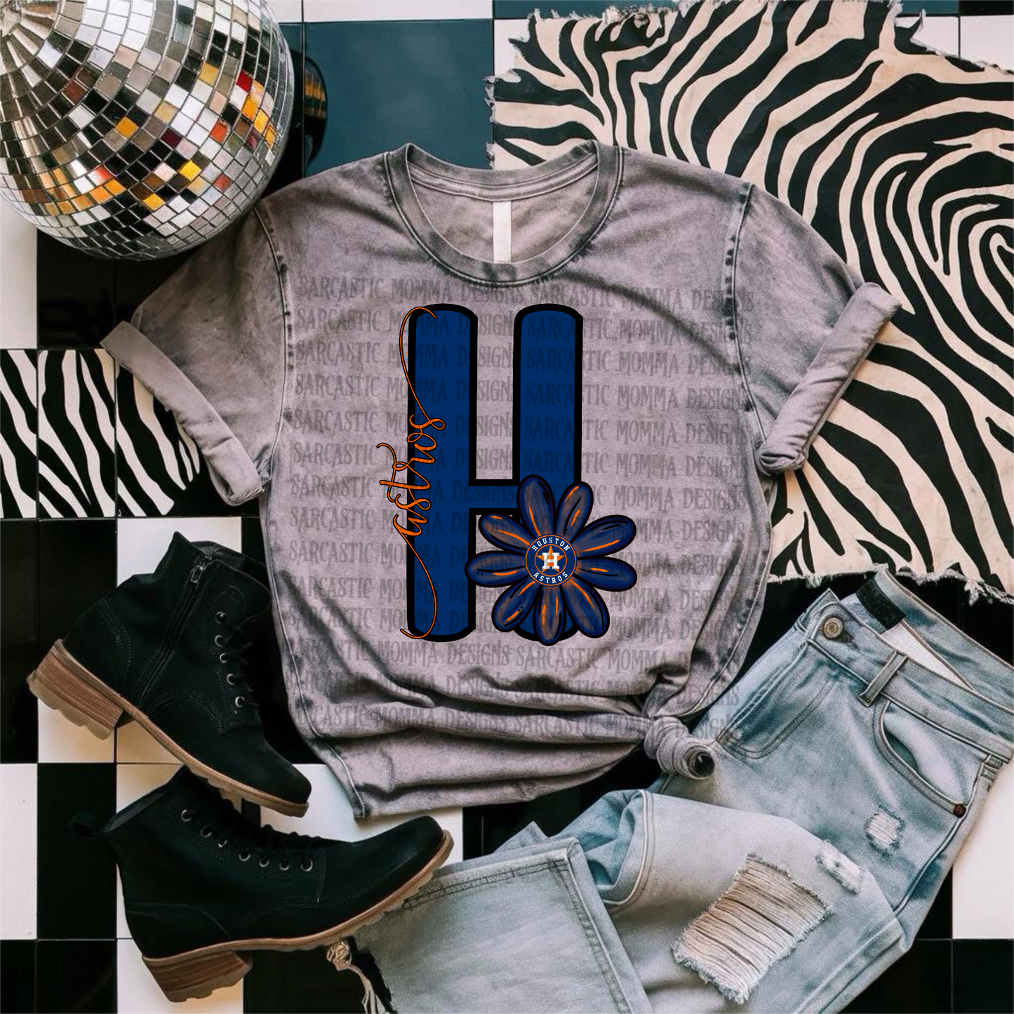 Astros Letter PNG File