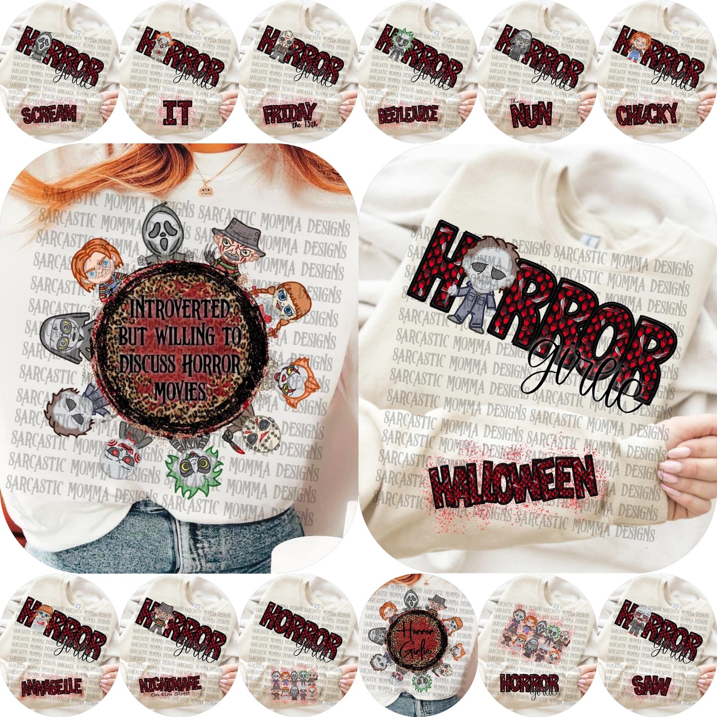 Horror Girlie Character Bundle