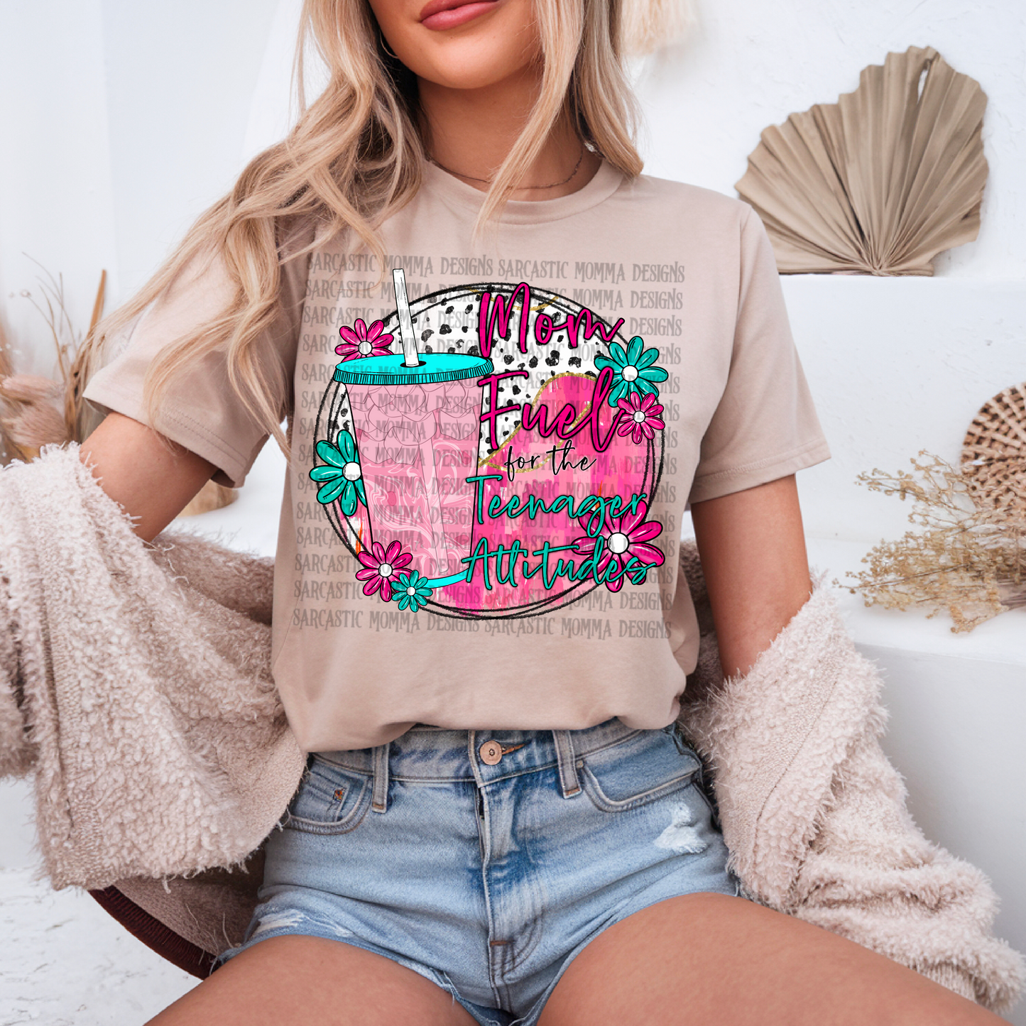 Mom Fuel Teenager Attitudes Pink Drink PNG File