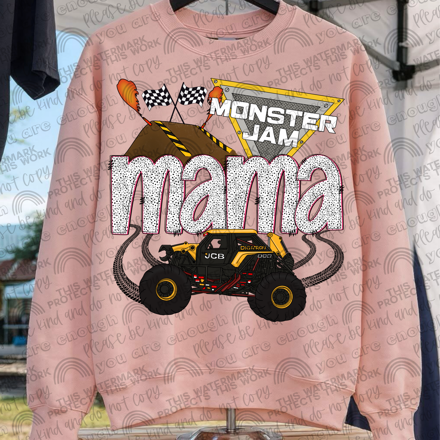 Monster Jam Mama Digatron PNG File