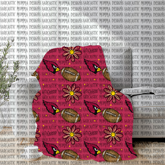 Cardinals Floral Seamless File