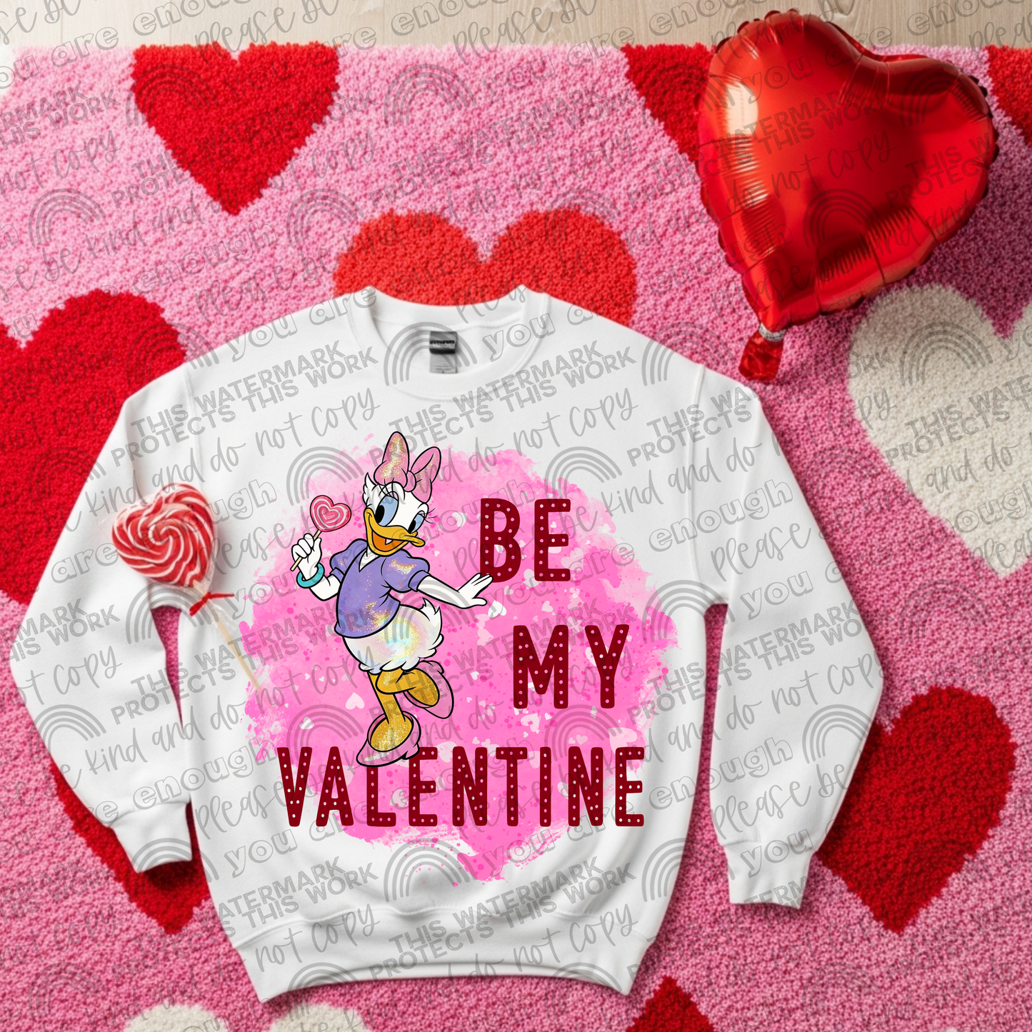 Daisy Be My Valentine PNG File