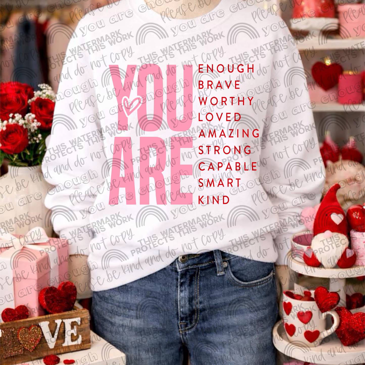 You Are Enough… PNG File