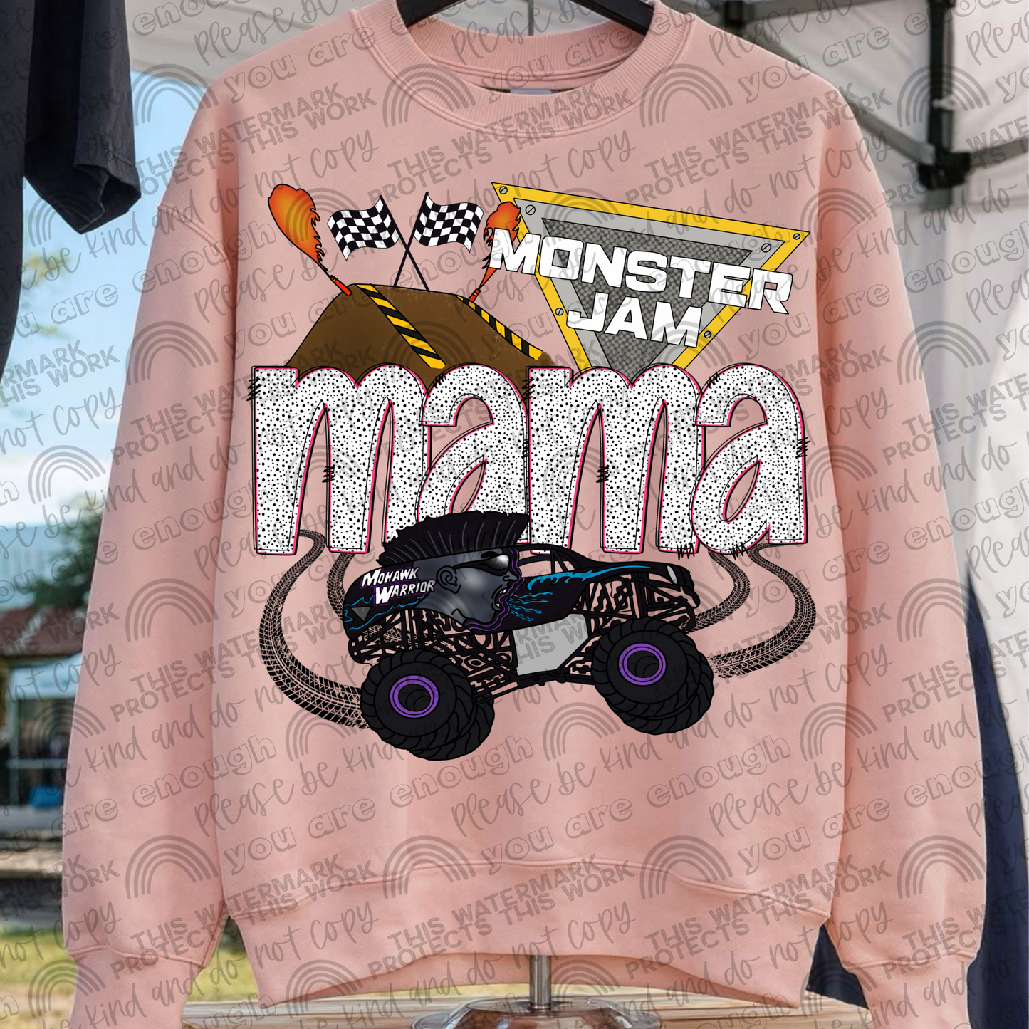 Monster Jam Mama Mohawk Warrior PNG File