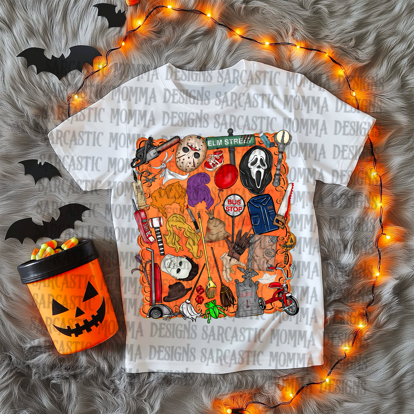 Halloween Movie Mashup PNG File