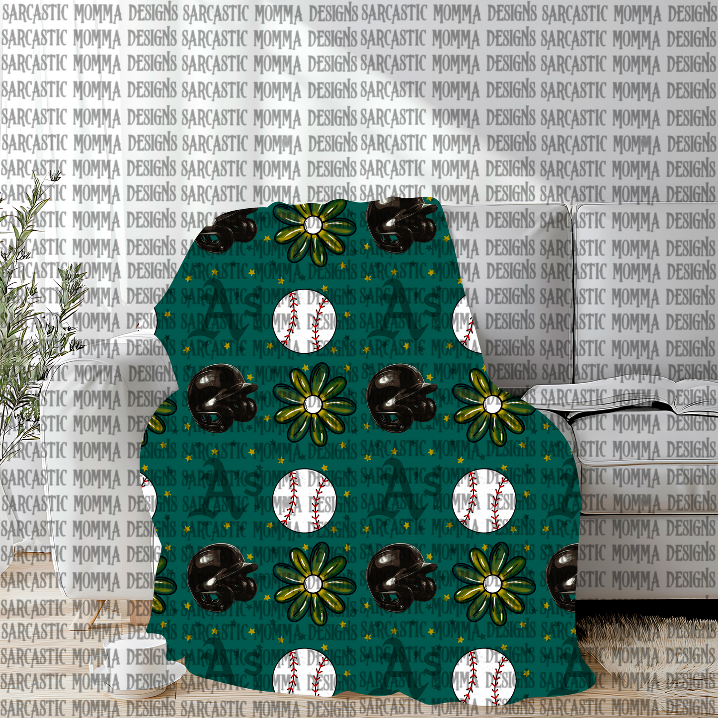 Athletics Floral Seamless File