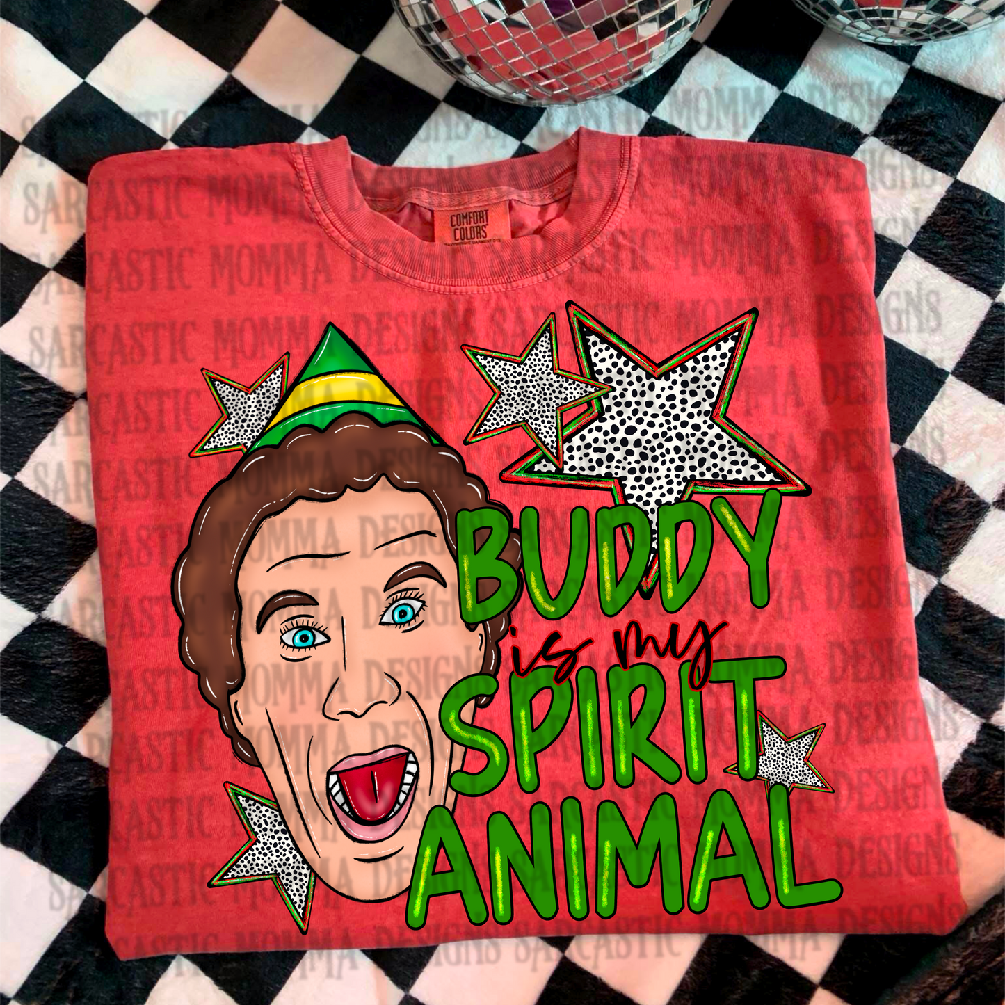 Buddy The Elf Is My Spirit Animal PNG File