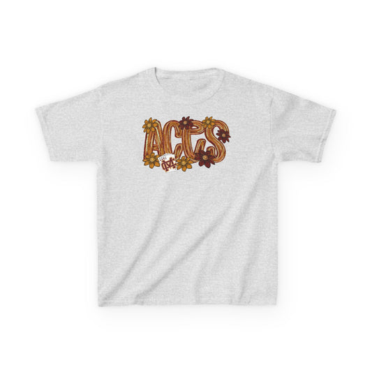 Aces Floral Brushstrokes Kids Heavy Cotton™ Tee