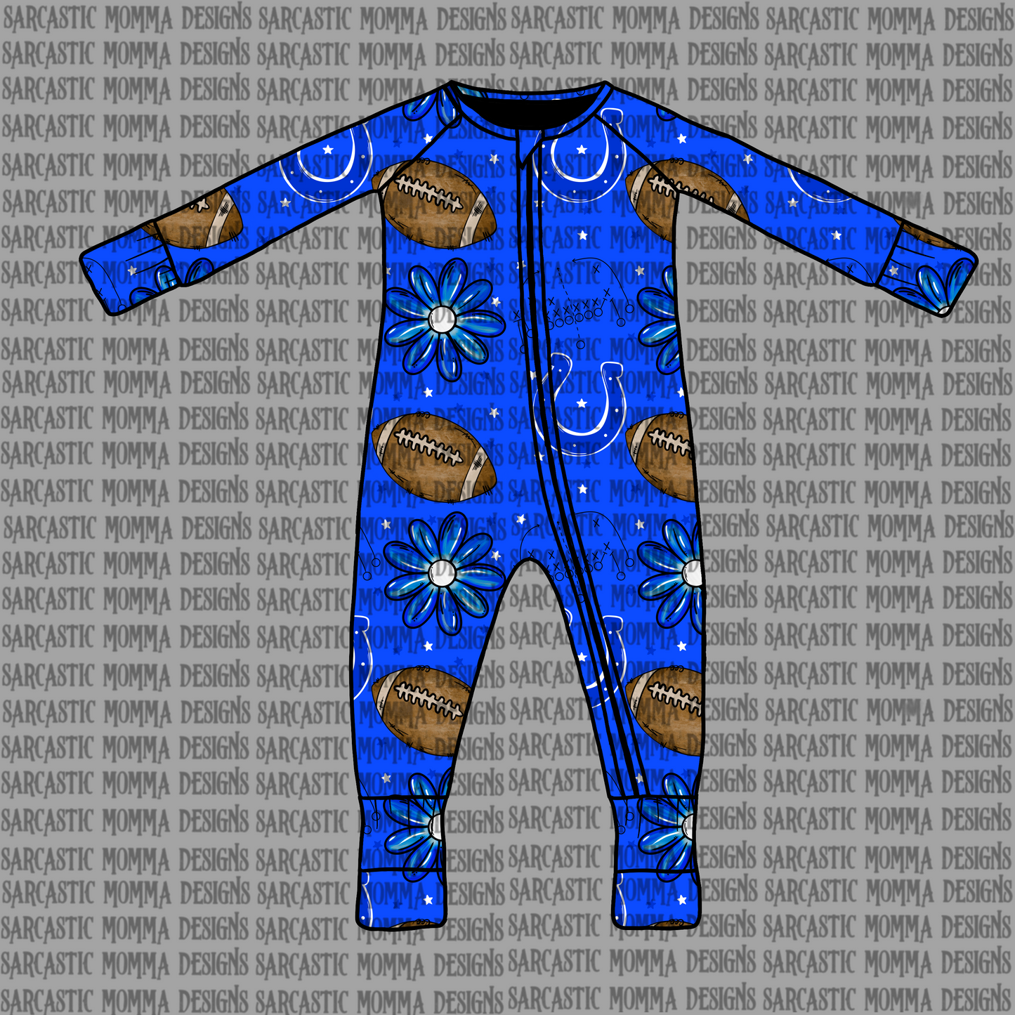 Colts Floral Seamless File