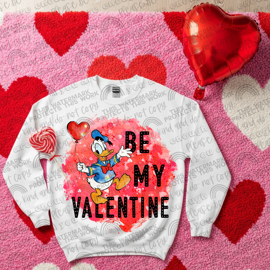 Donald Duck Be My Valentine- 2 PNG Files
