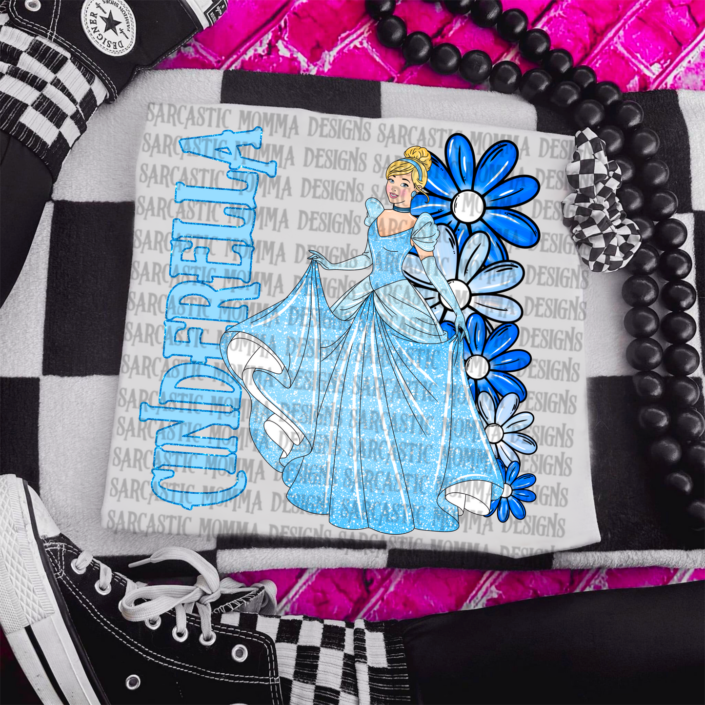 Cinderella Floral PNG File