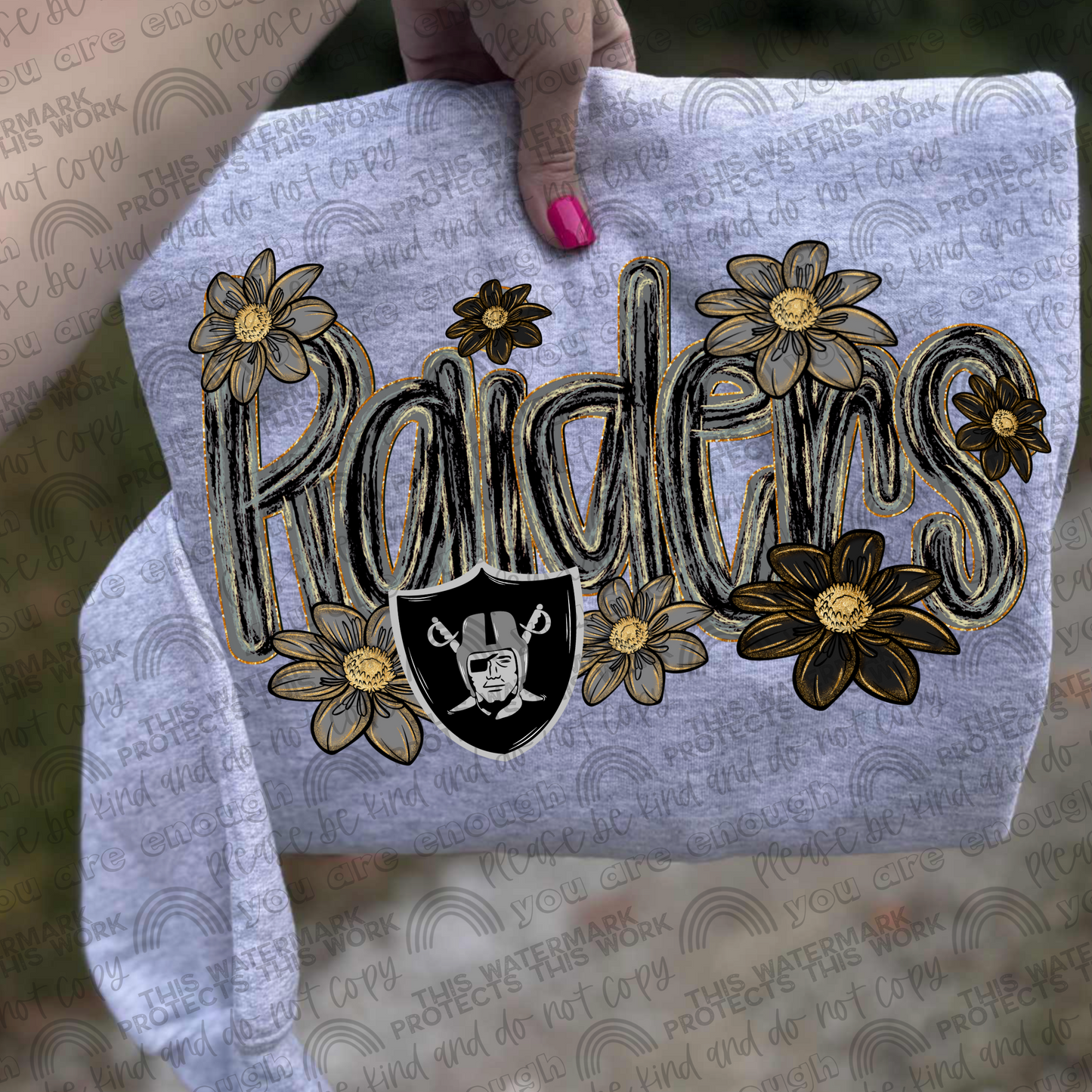 Raiders Flowers PNG File
