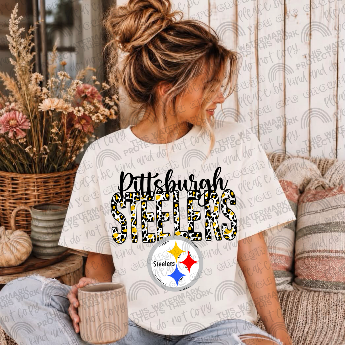 Steelers Leopard PNG File