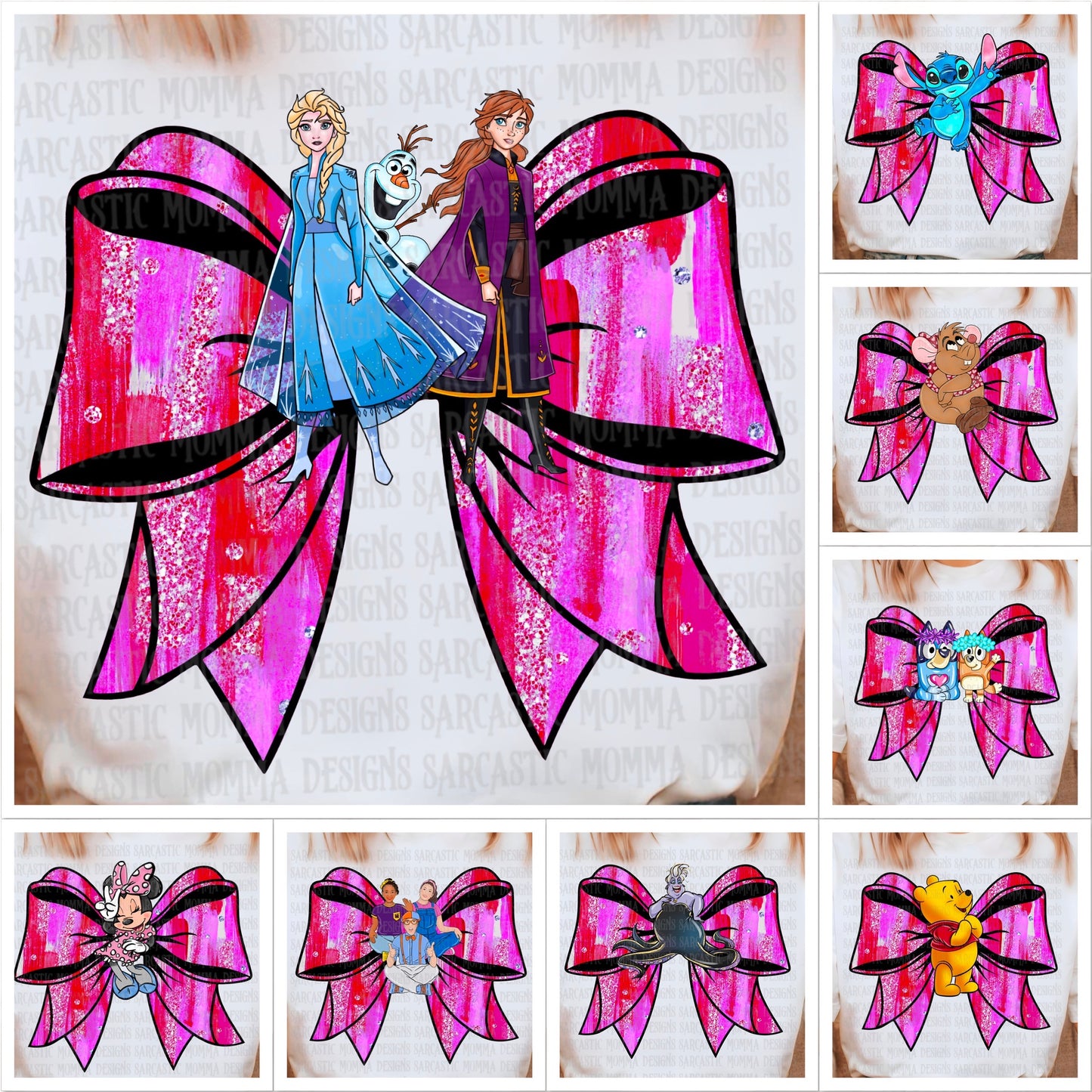 Valentines Bows Characters Bundle