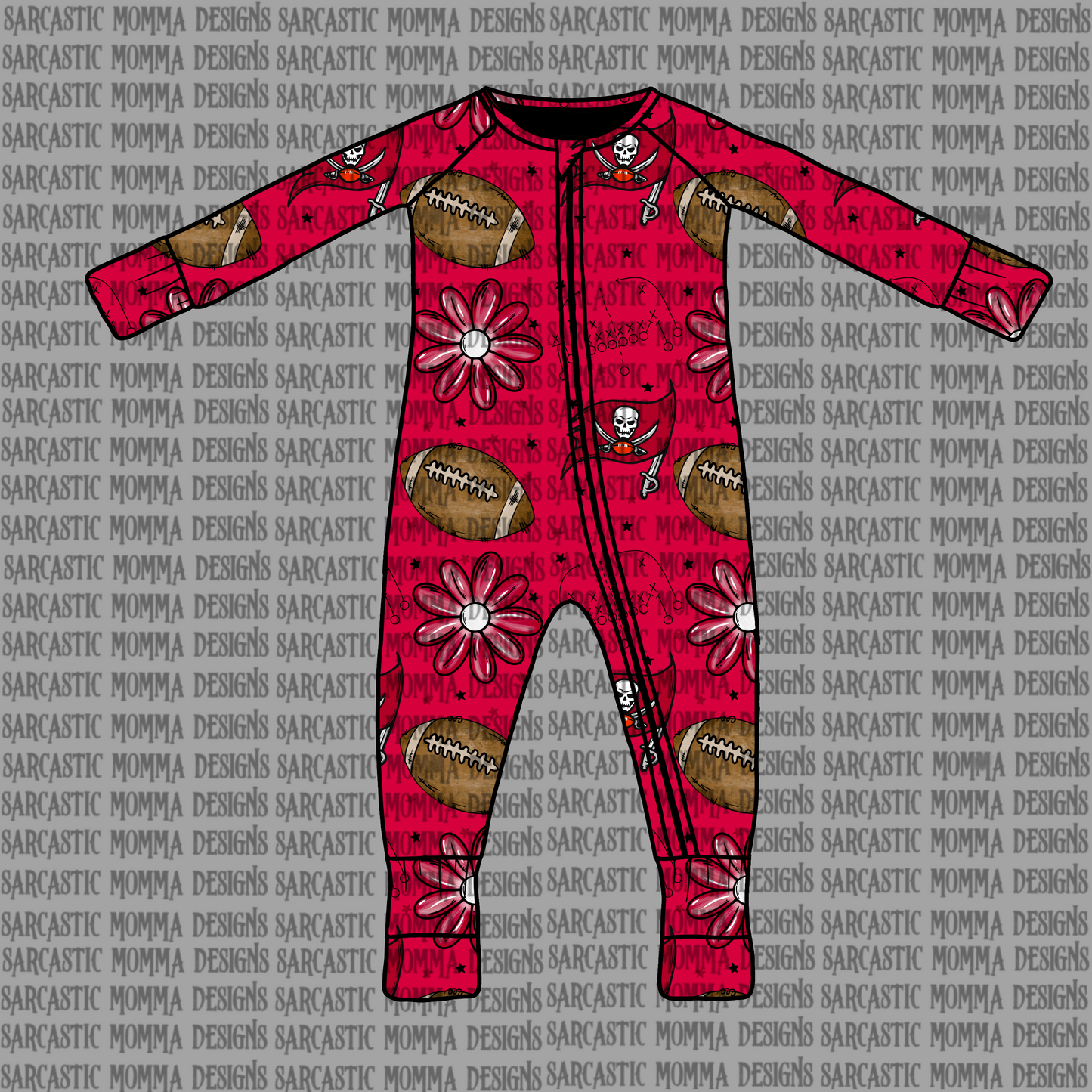 Buccaneers Floral Seamless File