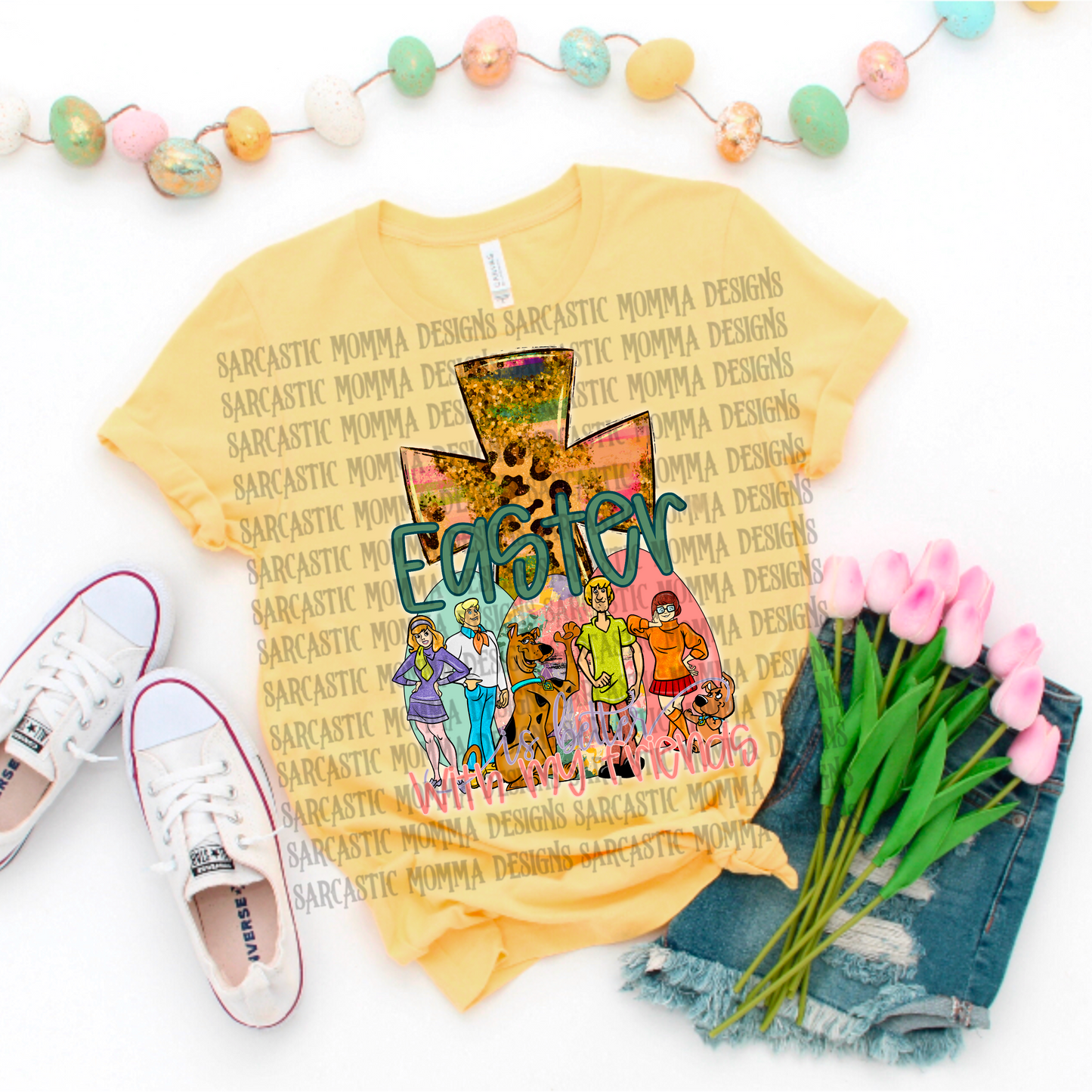 Scooby Easter Is Better With My Friends PNG File