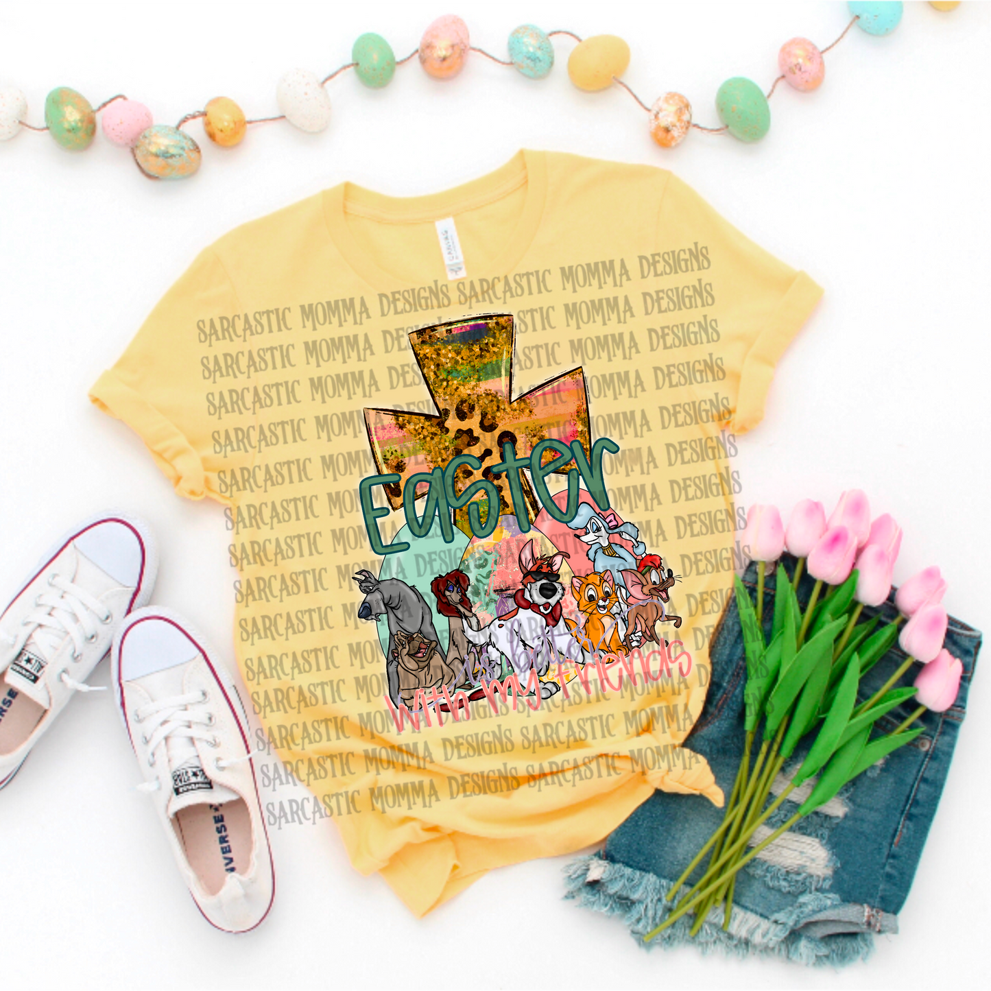 Oliver and Company Easter Is Better With My Friends PNG File