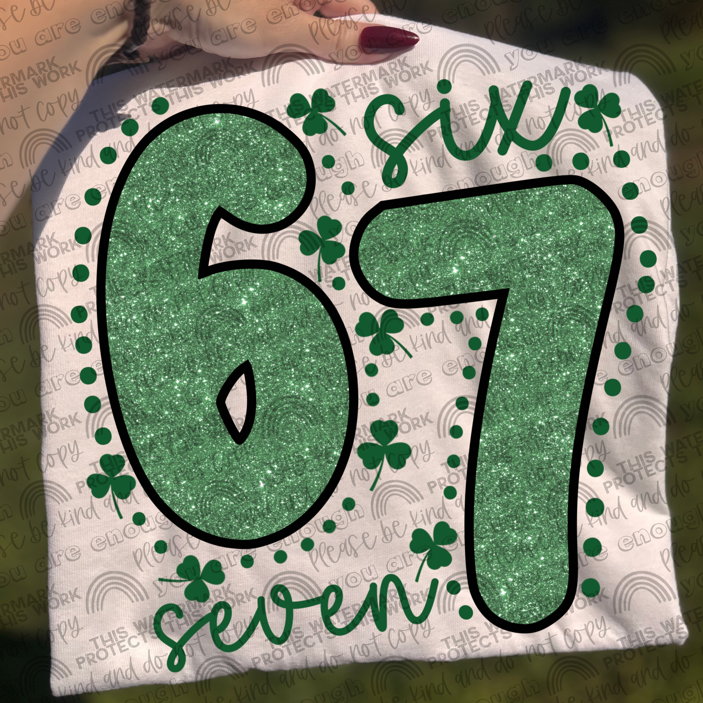 67 Six Seven St Patrick’s Day PNG File