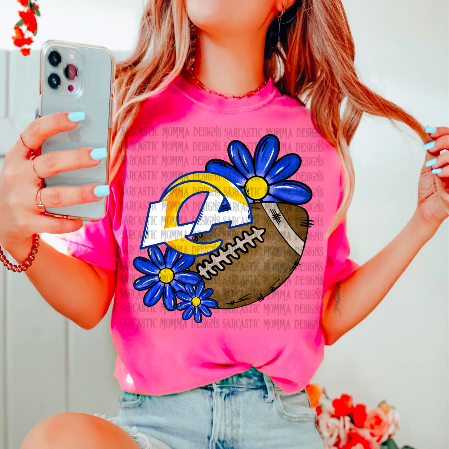 Rams Floral PNG File