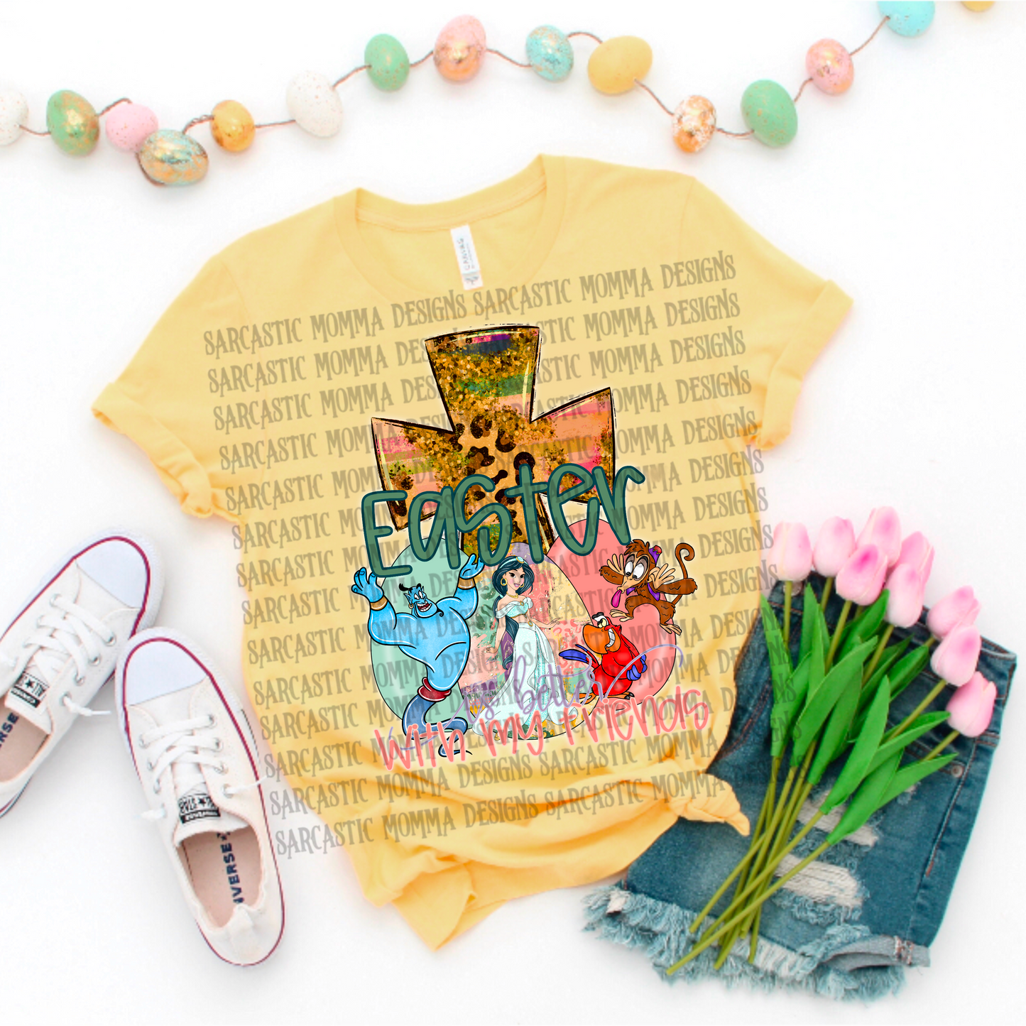 Aladdin Easter Is Better With My Friends PNG File