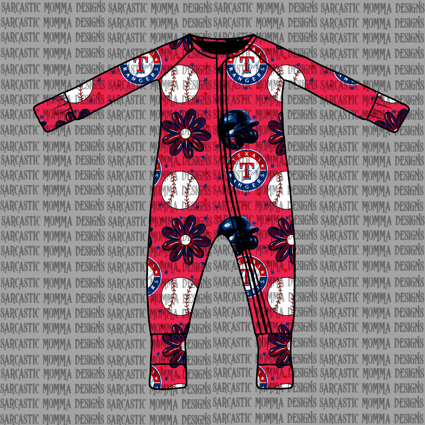 Rangers Floral Seamless File