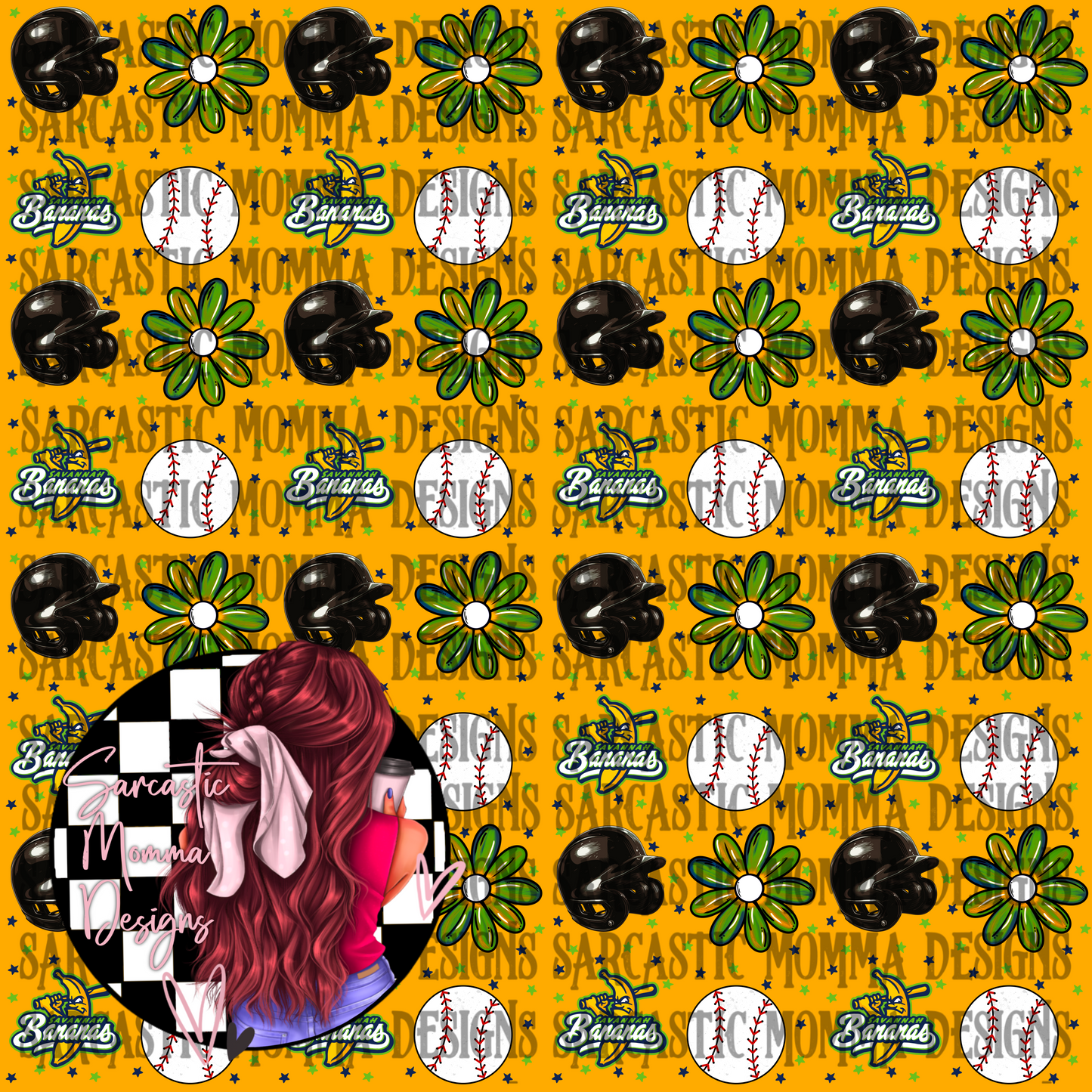 Bananas Floral Seamless File