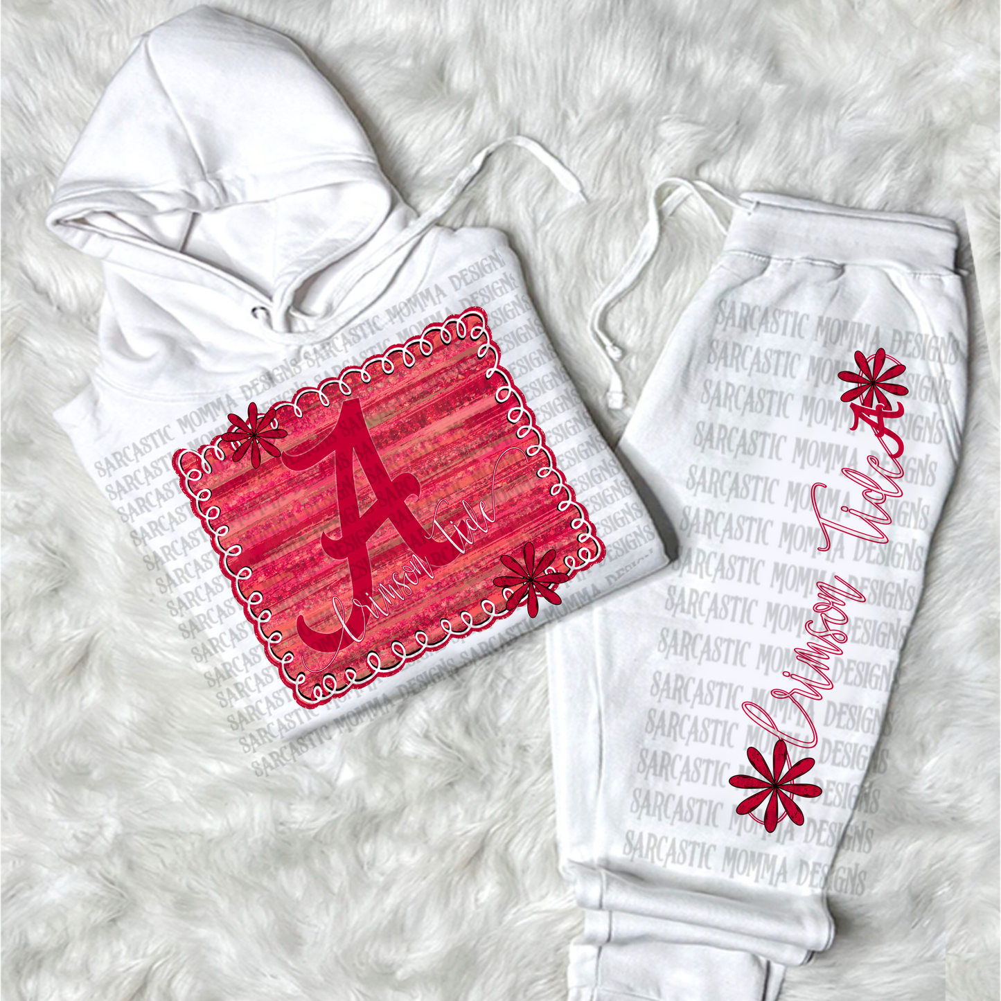 Alabama Crimson Tide Framed with Matching Sleeve- 2 PNG Files