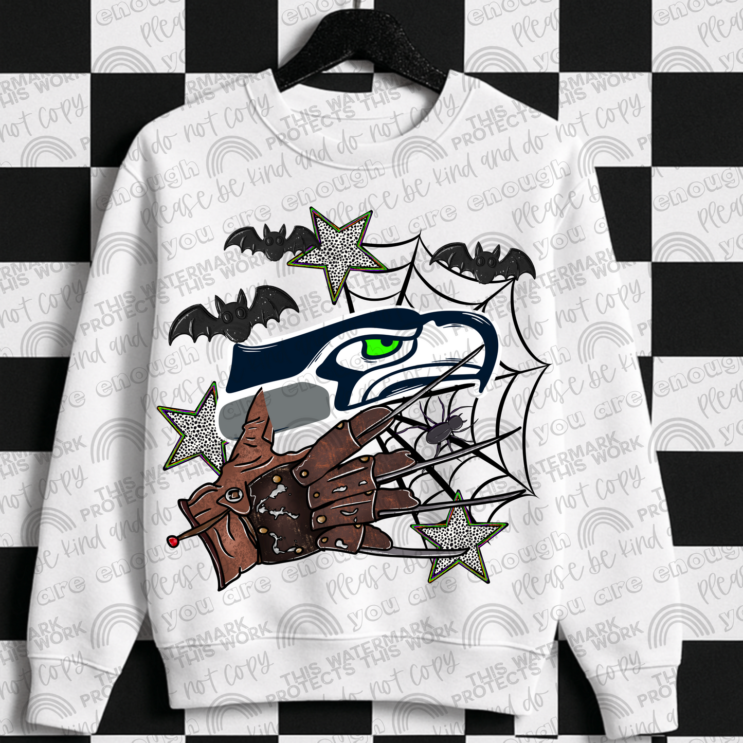 Seahawks Freddy Hand PNG File