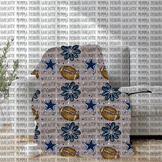 Cowboys Floral Seamless File