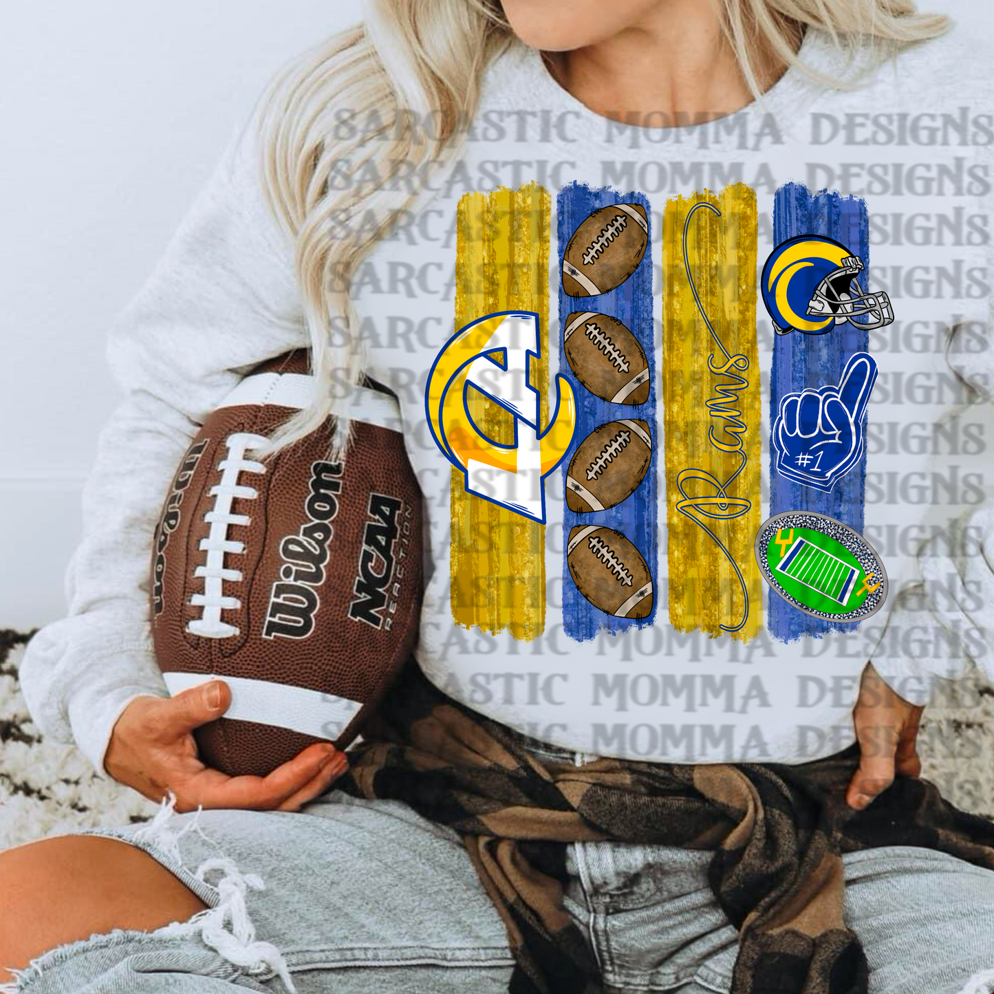 Rams Brushstrokes PNG File