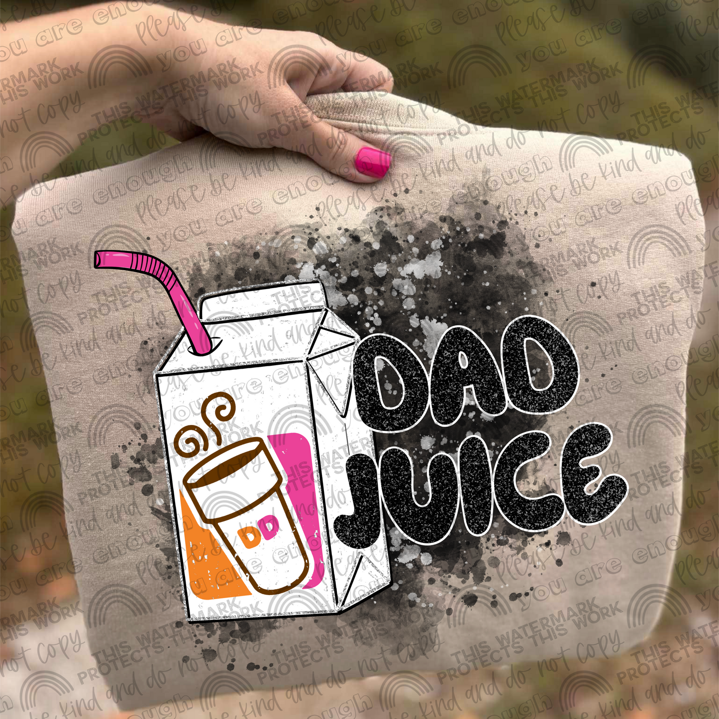 Dunkin Dad Juice PNG File