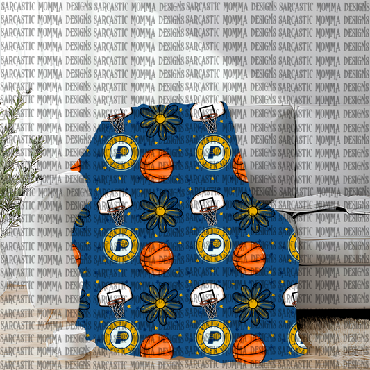Pacers Floral Seamless File