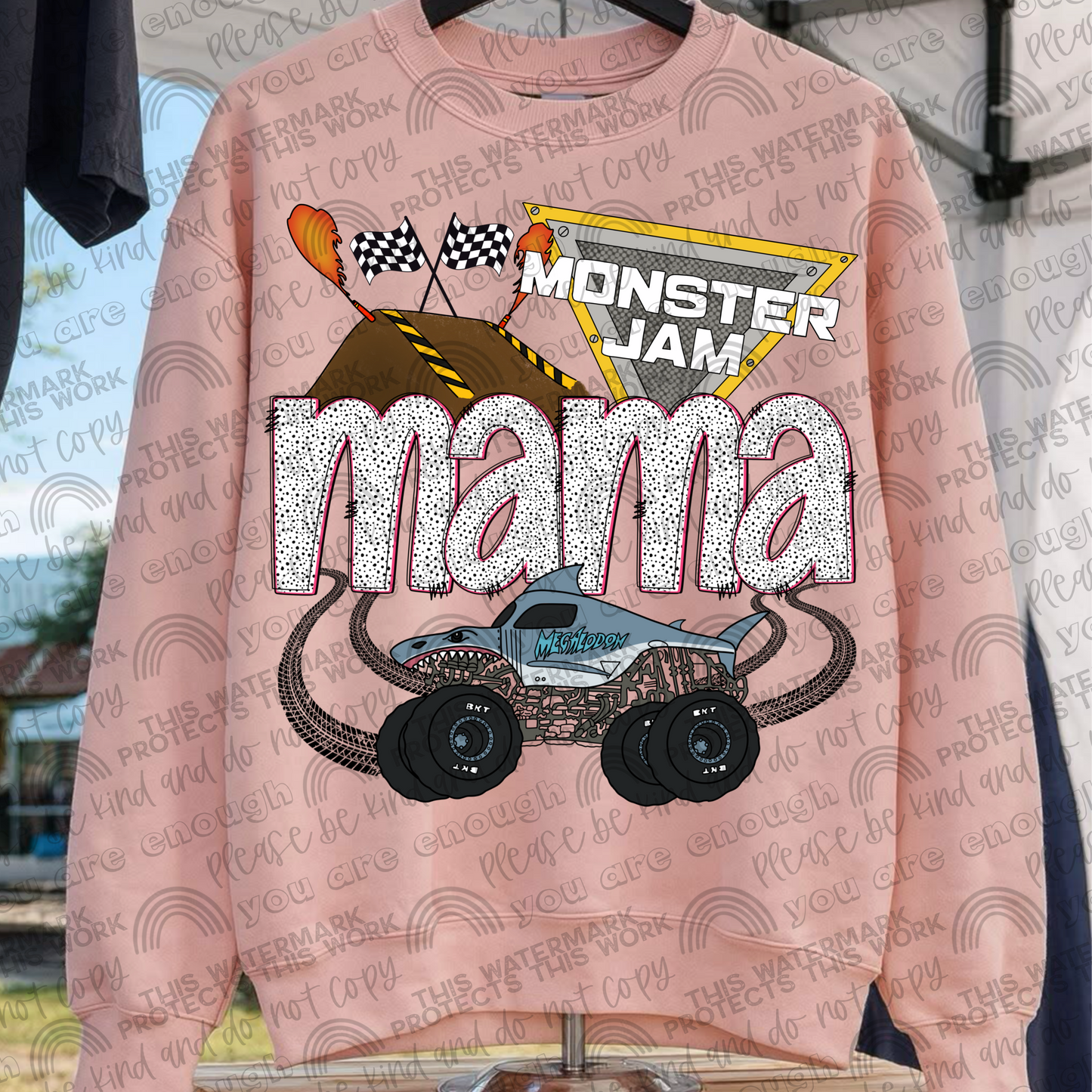 Monster Jam Mama Megladon PNG File