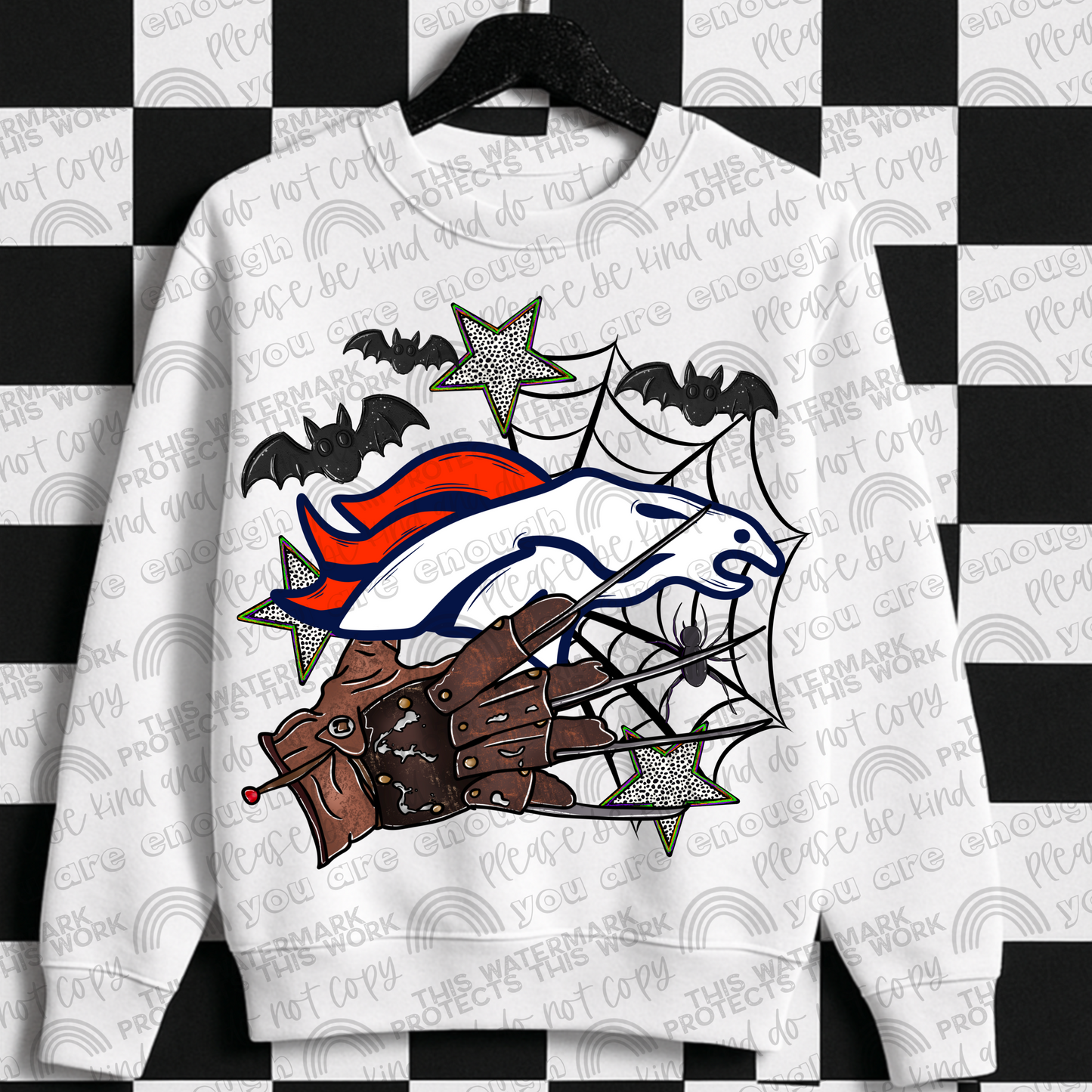 Broncos Freddy Hand PNG File
