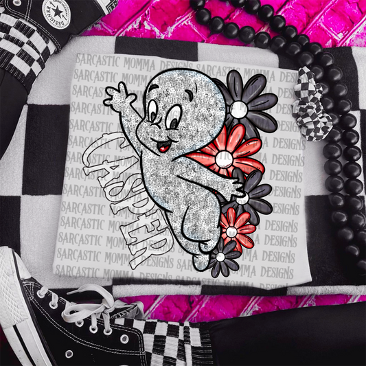 Casper Floral & Sleeve- 2 PNG Files