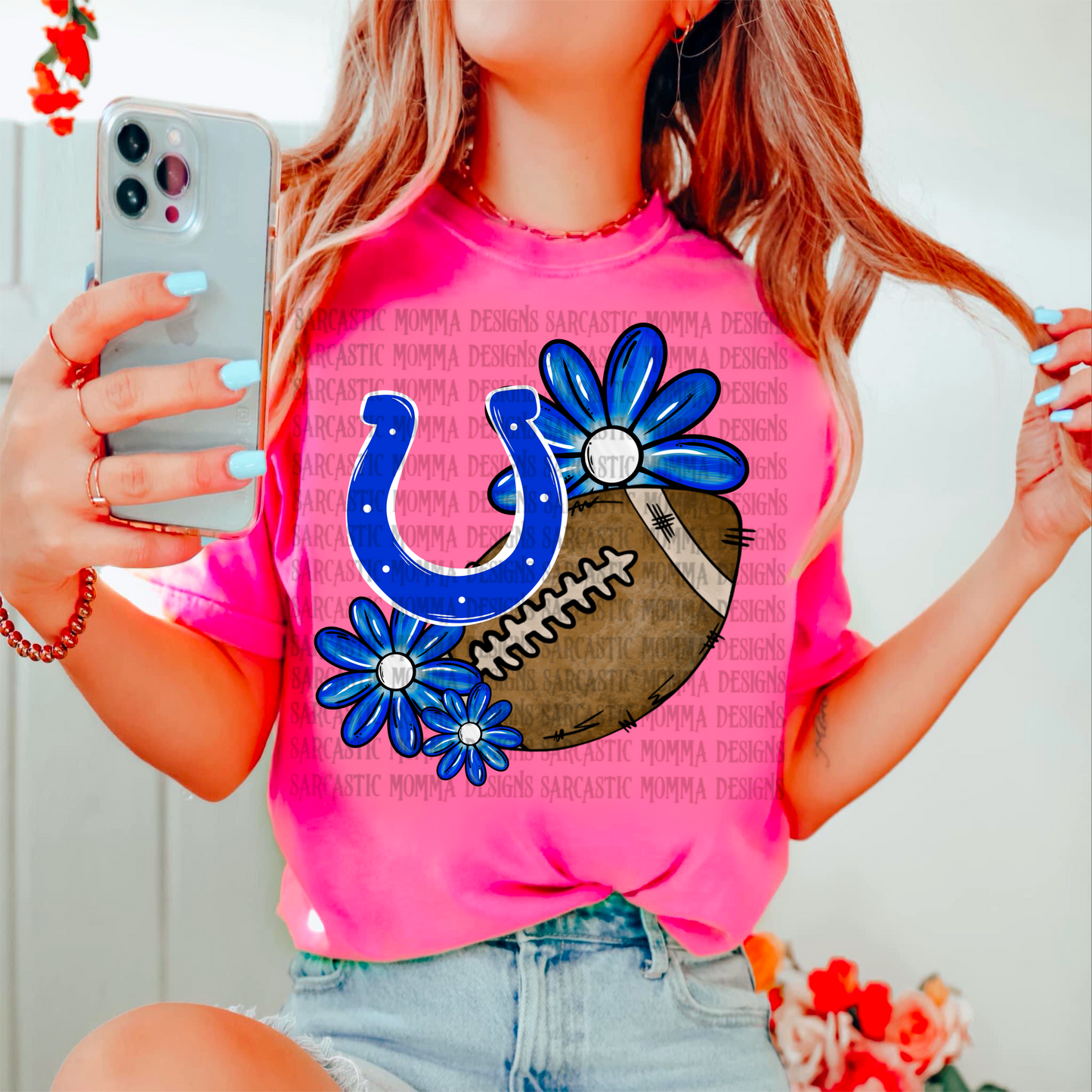 Colts Floral PNG File